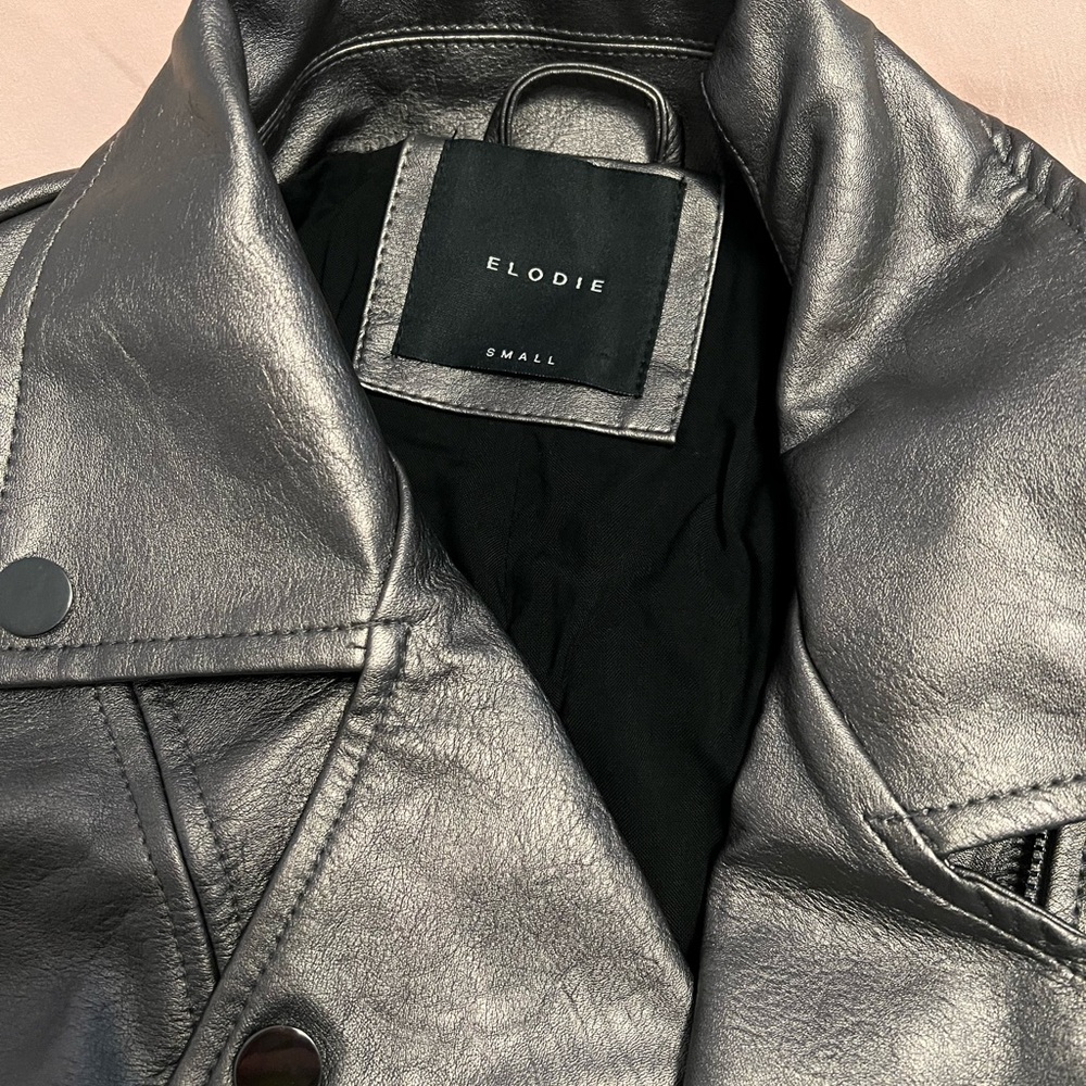 Elodie size small faux leather jacket